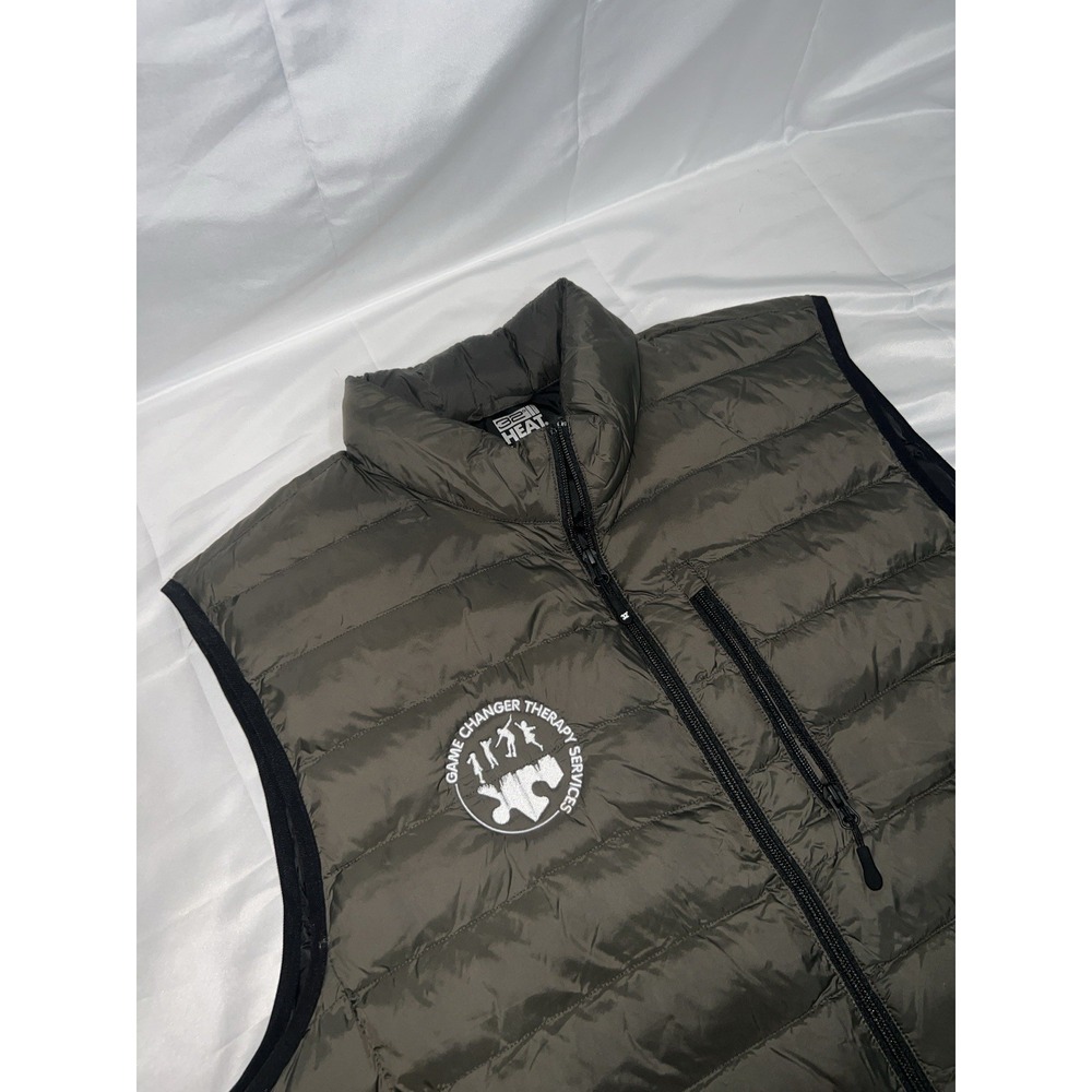 32 Degree Heat Down Puffer Vest Mens XXL 2XLBlack Logo Zip Excellent 🔥